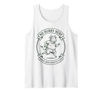 St. Patrick's Day Irish Cow No Hurry Here Funny Farm Gift Tank Top