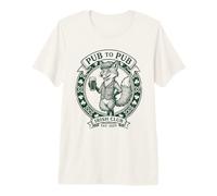 St. Patrick's Day Irish Fox Pub to Pub Clover Lucky Gift Premium T-Shirt