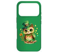 St Patrick's Day Irish Funny Owl Saint Patrick's Day Case for iPhone 17 Pro
