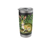 St Patrick's Day Irish Hare Traditional Rabbit Celtic Knot Stainless Steel Insulated Tumbler