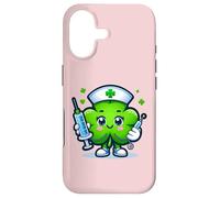 St Patrick's Day Irish Shamrock Nurse Scrub Top Women Nurses Case for iPhone 17