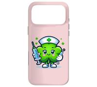 St Patrick's Day Irish Shamrock Nurse Scrub Top Women Nurses Case for iPhone 17 Pro Max