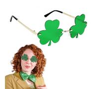 St. Patrick's Day Irish shamrock sunglasses, st.patricks day accessories glasses, shamrock sunglasses, Irish sunglasses suitable for St. Patrick's Day, carnival fancy, Irish pub clothing accessories