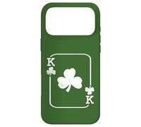 St. Patrick's Day King of Shamrocks Poker Playing Card Irish Case for iPhone 17 Pro Max