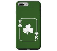 St. Patrick's Day King of Shamrocks Poker Playing Card Irish Case for iPhone 7 Plus/8 Plus