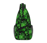 St Patricks Day Leaves Crossbody Sling Bag Crossbody Shoulder Chest Bag Shoulder Strap Waist Fanny Pack Men Women