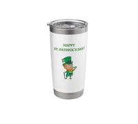 St. Patrick's Day Leprechaun Stainless Steel Insulated Tumbler
