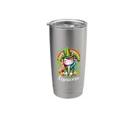 St Patrick's Day Lepricorn Unicorn Rainbow Fun Stainless Steel Insulated Tumbler