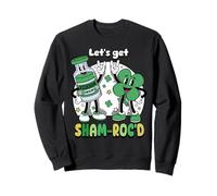 St Patricks Day Lets Get Sham Rocd ICU Nurse Life Nursing Sweatshirt