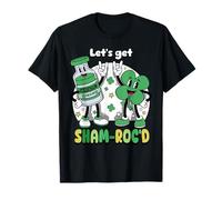 St Patricks Day Lets Get Sham Rocd ICU Nurse Life Nursing T-Shirt