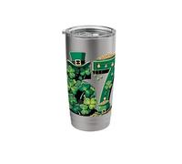 St Patrick's Day Lucky Number 67 Shamrock Pot of Gold Stainless Steel Insulated Tumbler