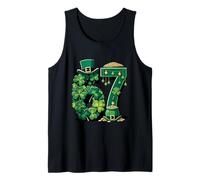 St Patrick's Day Lucky Number 67 Shamrock Pot of Gold Tank Top