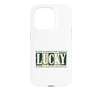 St Patricks Day Lucky Shamrocks Design Case for iPhone 15 Pro
