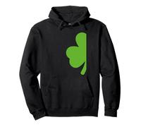 St Patricks Day Matching Couples Lucky Shamrock Left Side Pullover Hoodie