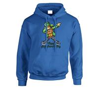 St Patricks Day Mens Hoody Leprechaun Dabbing Irish Beer Pullover Party Christmas Jumper Unisex Gift Hoodie Top Printed Design Royal Blue - Medium