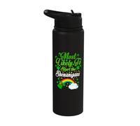 St Patricks Day Most Likely to Start the Shenanigans Stainless Steel Insulated Water Bottle