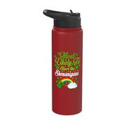 St Patricks Day Most Likely to Start the Shenanigans Stainless Steel Insulated Water Bottle