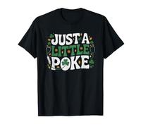 St Patricks Day Nurse Pokes Pours Green Iv Irish Humor T-Shirt