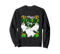 St. Patrick's Day Persian Cats Shamrocks Coins Irish Owner Sweatshirt
