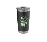 St Patricks Day Pizzas Make This Leprechaun Happy Stainless Steel Insulated Tumbler