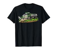 St Patricks Day Police Car Cop Vehicle Law Enforcement T-Shirt