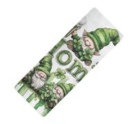 St. Patrick's Day printed non toxic yoga mat For floor, natural rubber non slip, with yoga mat storage tapete para ejercicio 71x26 inches