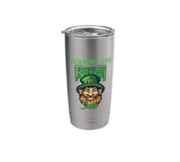 St Patricks Day Rainbows End Leprechaun Smile Stainless Steel Insulated Tumbler