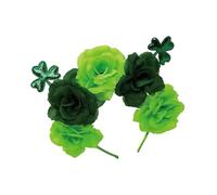 St Patricks Day Rose Headband St. Patricks Day Hair Accessories Shamrock Hair Accessory for Women, Men Green Irish Party Headbands Accessories Gifts