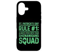 St Patricks Day Rule 1 Always Stick Your Shenanigans Squad Case for iPhone 17