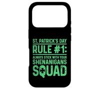 St Patricks Day Rule 1 Always Stick Your Shenanigans Squad Case for iPhone 17 Pro