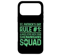 St Patricks Day Rule 1 Always Stick Your Shenanigans Squad Case for iPhone 17 Pro Max