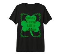 St Patricks Day Sassy Classy Little Lassie Premium T-Shirt