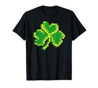 St. Patrick's Day Shamrock Clover Building Blocks Bricks Toy T-Shirt