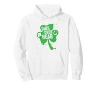 St Patricks Day Shamrock Dibs On The Redhead Funny Irish Pullover Hoodie