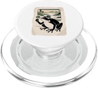 St Patricks Day Shamrock Frog Irish Lake Scene PopSockets PopGrip for MagSafe