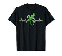 St Patricks Day Shamrock Irish Nurses Women Pharmacist Paddy T-Shirt