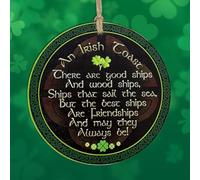 St. Patrick's Day Shamrock Ornament Irish Wooden Ornament Good Luck Clover Ornaments Irish Blessing Gifts for St. Patrick's Day