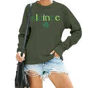 St. Patrick's Day Shamrock Sweatshirt - Green6 M