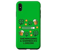 St Patricks Day Shenanigans & Shamrocks Loading Pixel Art Case for iPhone XS Max