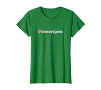 St Patricks Day Shirt for Women | Shenanigans Irish Green T-Shirt