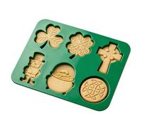 St. Patrick's Day Silicone Chocolate Mould | Silicone Pastry Tool - Party Cupcake Shapes, for Beginners, Bakers, Bakers, Parties, Cooking and School Events