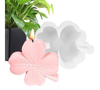 St Patrick's Day Silicone Molds | Fondant Resin Casting Moulds,Four Leaves Plant Shape Resin Plaster Mold for Candle Crafts Candy