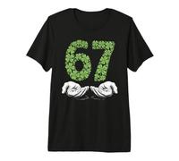 St Patricks Day Six Seven 6 7 Meme Gen Alpha Slang 6 7 Hands Premium T-Shirt