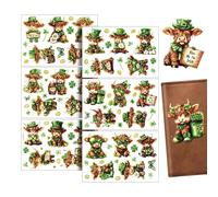 St. Patrick's Day Stickers | PVC Cartoon Decals Accessory Element | Transfer Stickers Themes Holiday | For Notebook PC Diary Album Window Greeting Cards Decorations