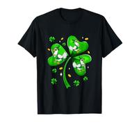 St. Patrick's Day Three Cute Ducks On Shamrocks Irish Farmer T-Shirt