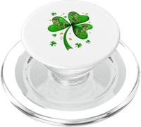 St. Patrick's Day Three Cute Mules On Shamrocks Irish Farmer PopSockets PopGrip for MagSafe