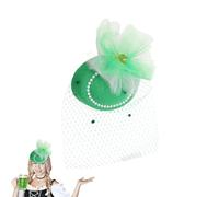 St Patricks Day Top Hat - Festive Role Play Headpiece, Fascinator Tea Party Hat | For Bars Parades Halloween Costume Enthusiasts Content Creator Women Mothers Stage Performances