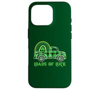 St. Patrick's Day Truck Buffalo Plaid Shamrock loads of luck Case for iPhone 16 Pro