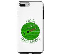 St Patrick's Day Ukulele, I Love Irish Music, Uke Player Case for iPhone 7 Plus/8 Plus