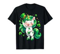 St Patricks Day Unicorn Lepricorn Saint Pattys Girls Kids T-Shirt